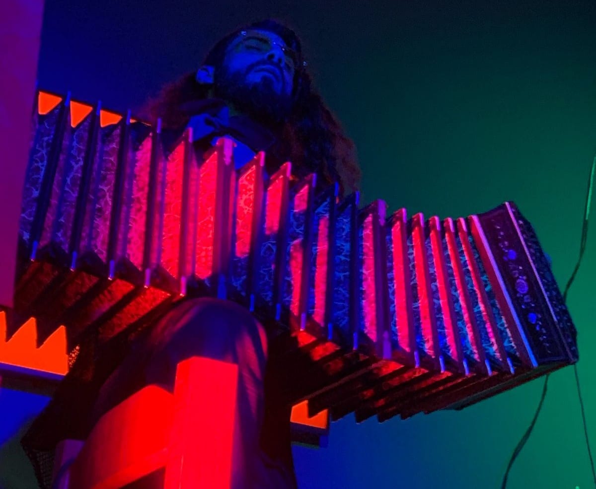 TR1BU - Electro-Tango live set, open bandoneon, Copenhagen